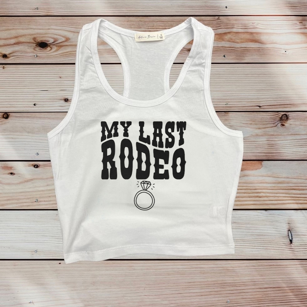 My last rodeo crop top